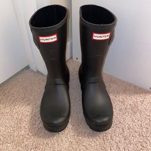 Mid-Calf Hunter Rain Boots